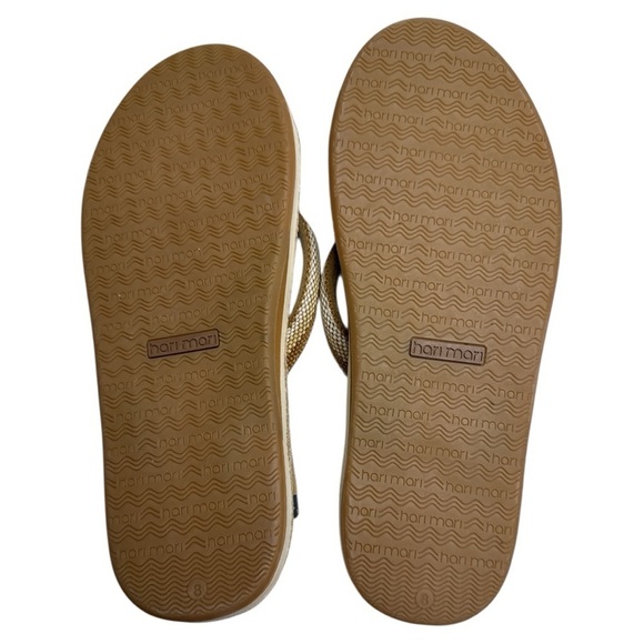 Hari Mari Scouts Women’s Flip Flops Sandals Tobacco Breeze Size 8 NWT - Picture 5 of 8